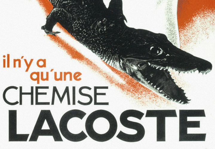 lacoste 1933 год рекламная кампания